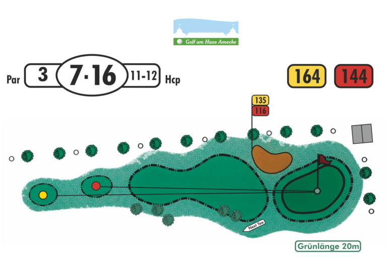 Golf am Haus Amecke - Bahn 7/16